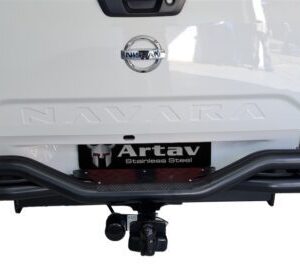 Nissan Navara D23 Facelift Rear Step Black (Fits DC & SC Models)