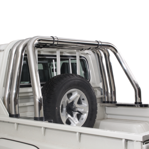 Toyota Landcruiser 70 Series Triple Styling Bar Stainless