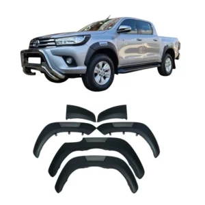 Wheel Arches (Fender Flares) w/Grey Insert for Toyota Hilux 2016+