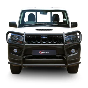Mahindra PickUP Stainless Steel Bush Bar Powder Coated Black