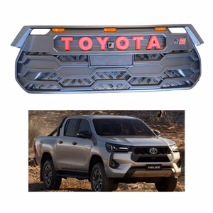 Toyota Hilux 2024+ GR Grill Matt Black With LED's